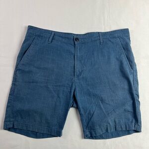 AG Adriano Goldschmied The Wanderer Slim Trouser Linen & Cotton Blend Short